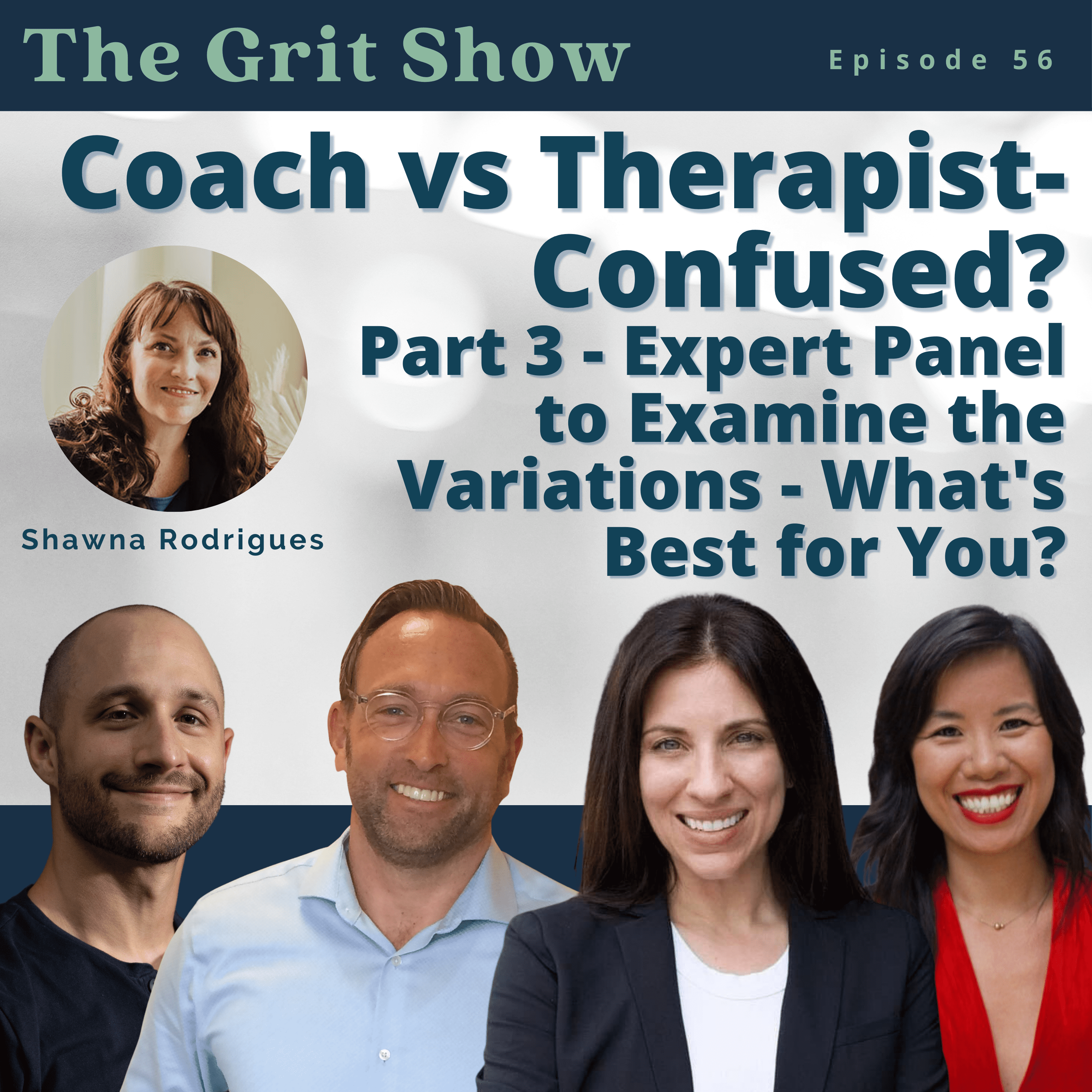 Coach vs Therapist- Confused? Part 3 - Expert Panel to Examine the Variations- What's Best for You? -56