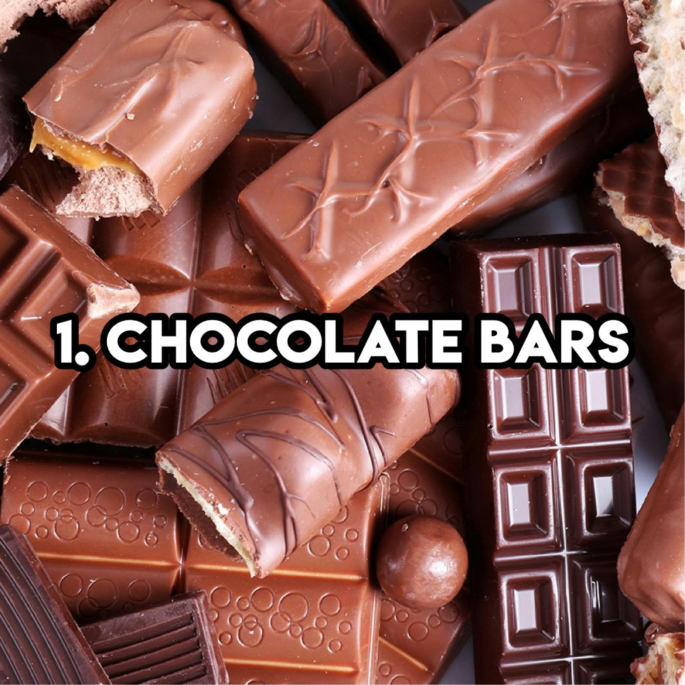 1. CHOCOLATE BARS (with PodPal Ross Carpenter)