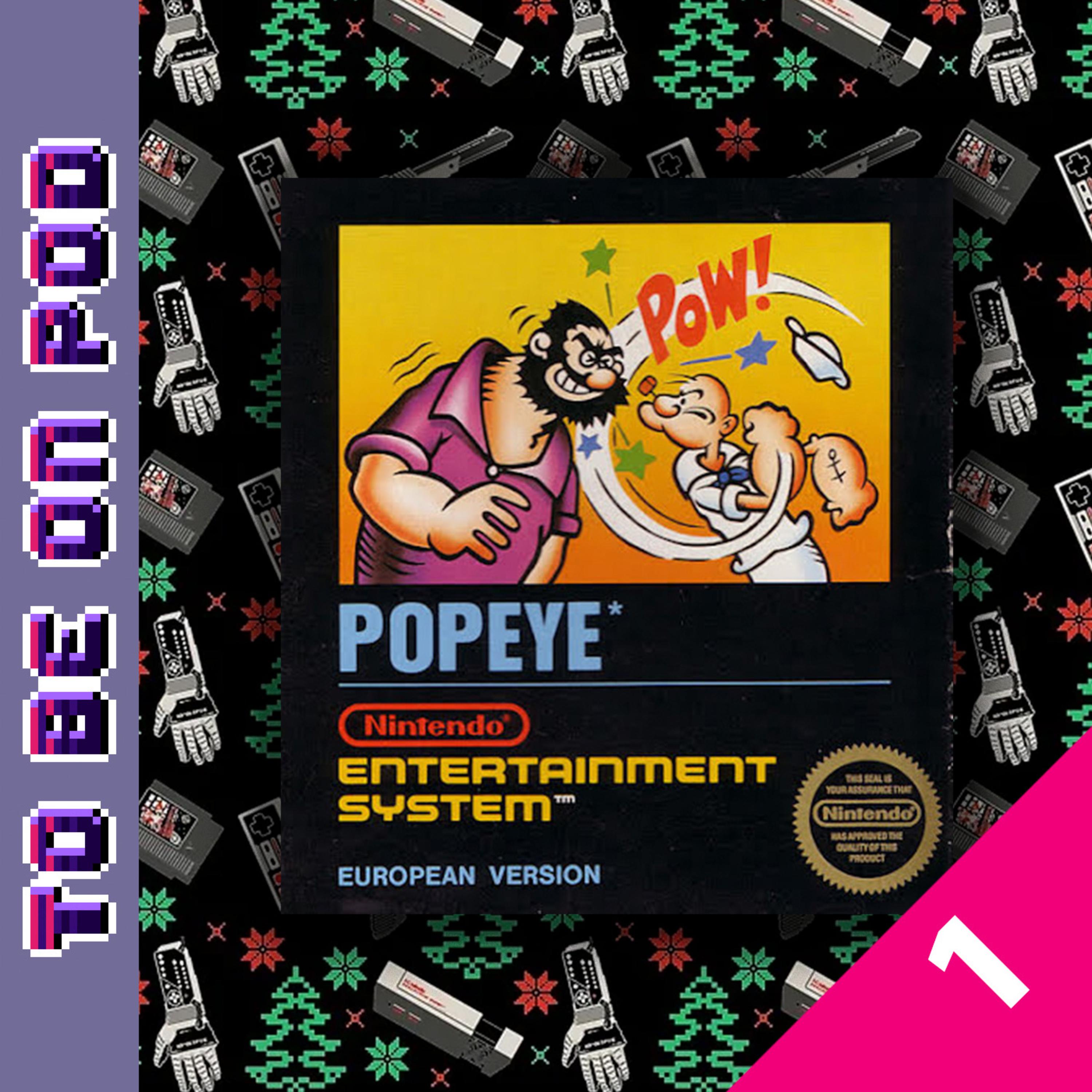 Adventskalender 2023 – Türchen 1: Popeye (NES)