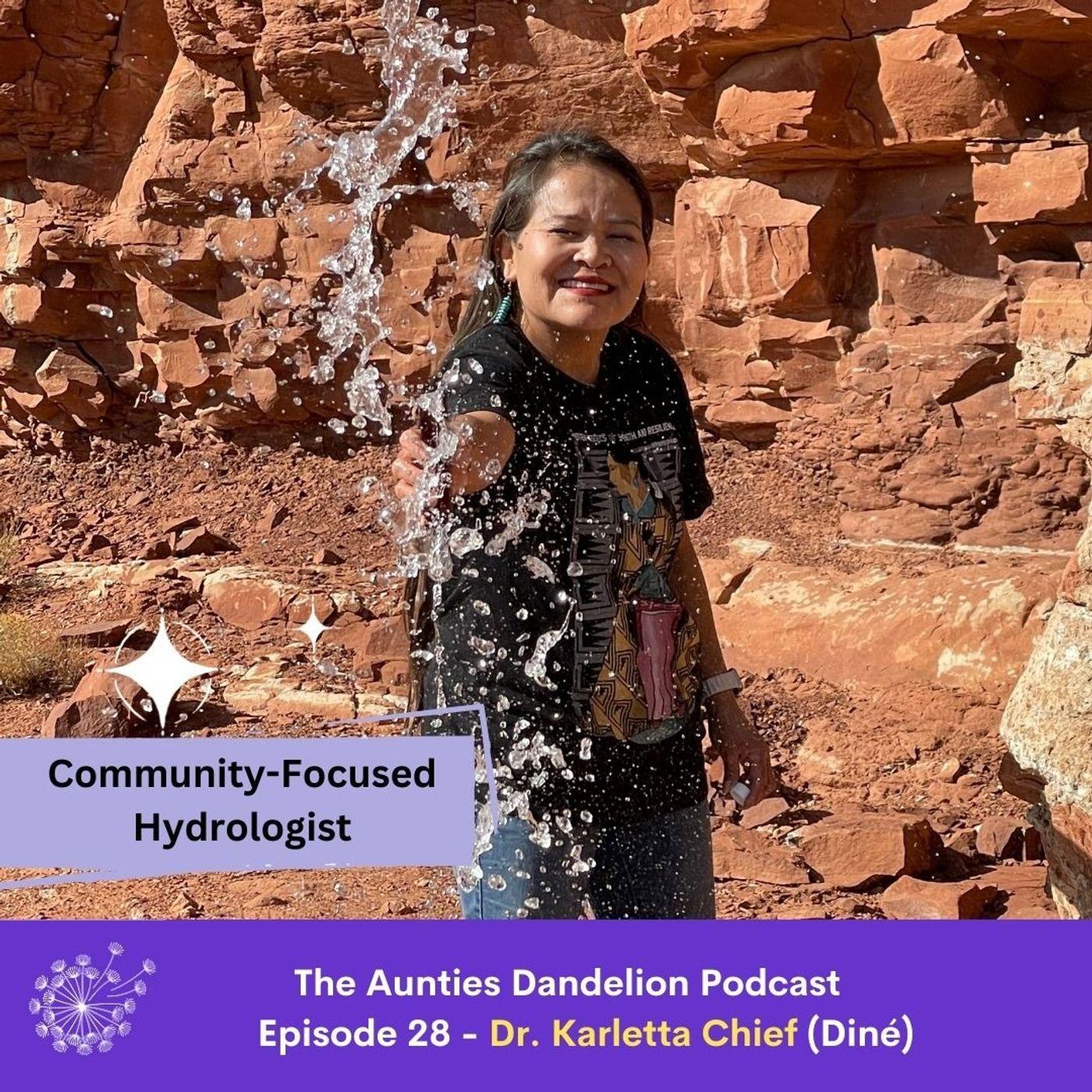 Auntie Dr. Karletta Chief (Diné) Hydrologist/Community-Focused Scientist